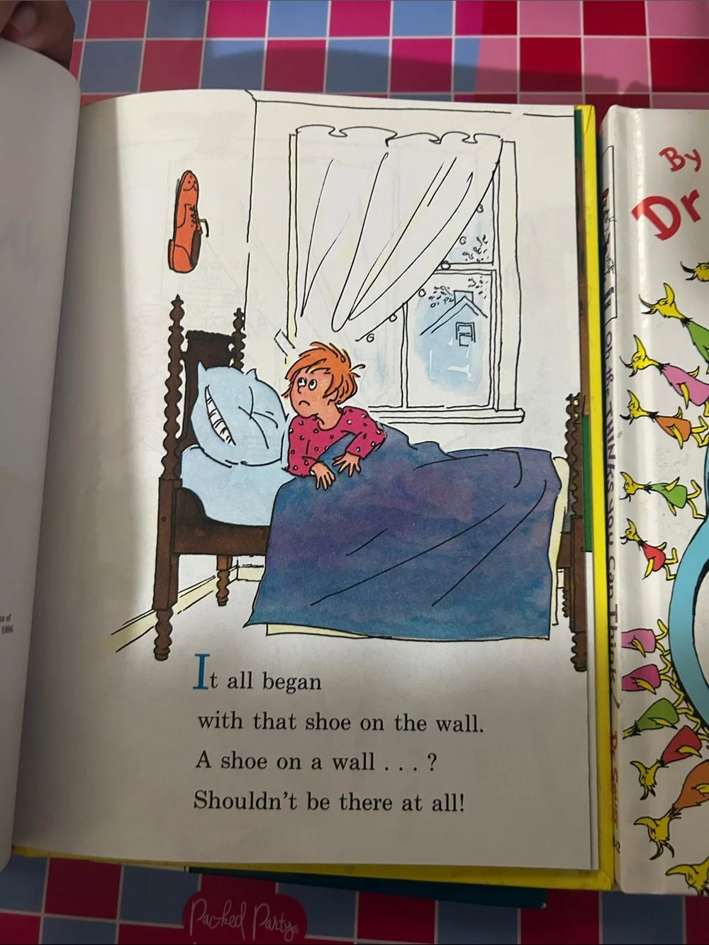 Dr. Seuss Books - Cat in the Hat, Wacky Wednesday, oh the thinks you can think
